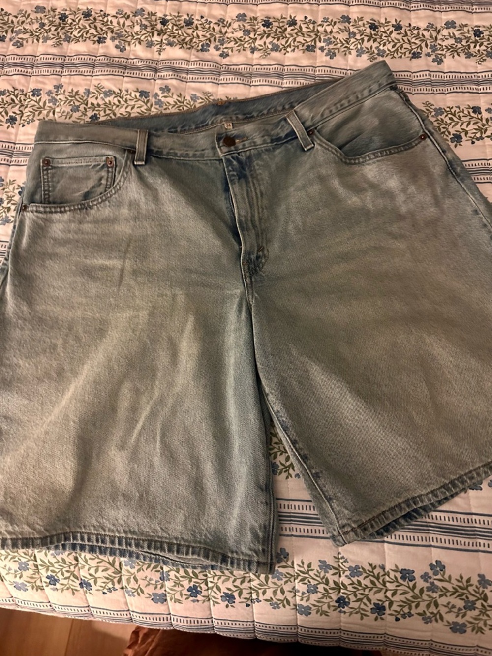 Levi's Light Blue Women's Denim Bermuda Shorts